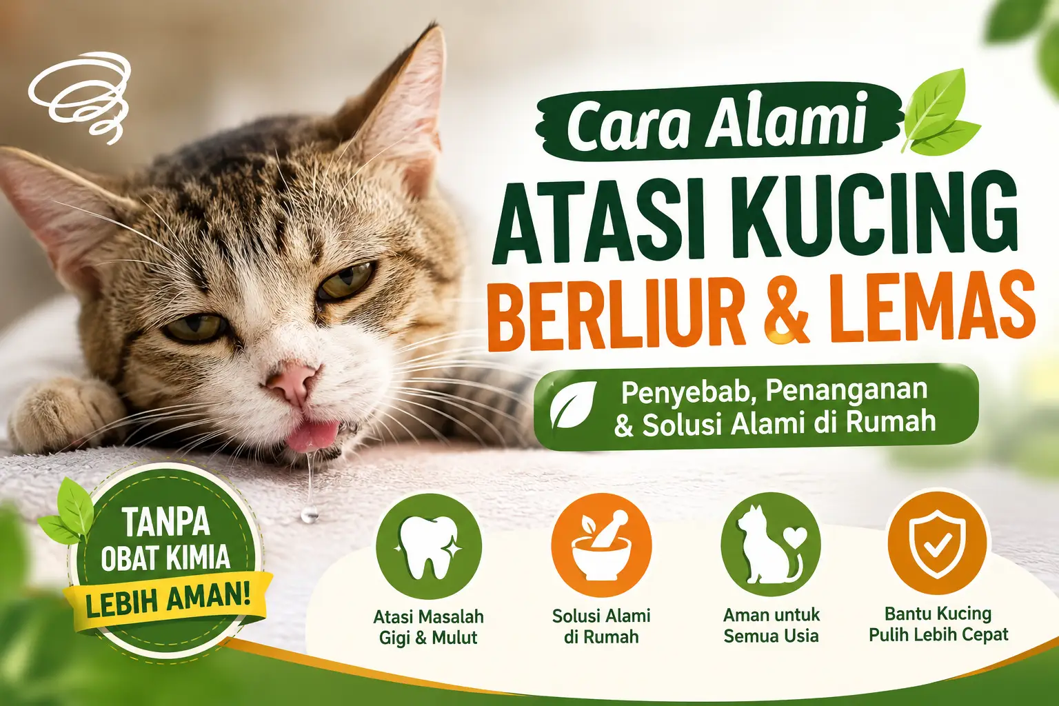 Terbaik! Cara Mengobati Kucing Mengeluarkan Air Liur dan Lemas Secara Alami Terbaik! Cara Mengobati Kucing Mengeluarkan Air Liur dan Lemas Secara Alami