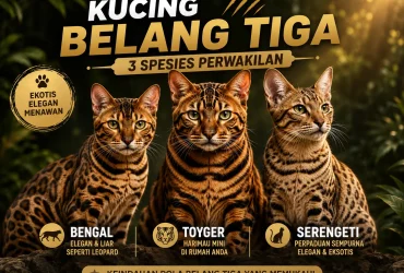 Kucing Belang Tiga Spesies Perwakilan: 3 Spesies Kucing dengan Pola Belang Mewah