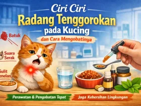 Sembuh! Ciri Ciri Radang Tenggorokan pada Kucing dan Cara Mengobatinya