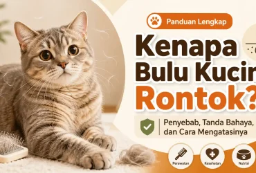 Kenapa Bulu Kucing Rontok Parah? Jangan Panik, Ini Penyebab dan Cara Mengatasinya!