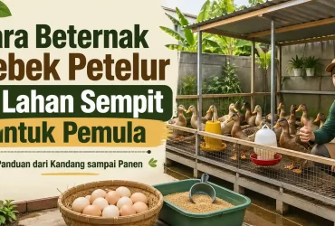 Cara Beternak Bebek Petelur di Lahan Sempit untuk Pemula: Panduan dari Kandang sampai Panen