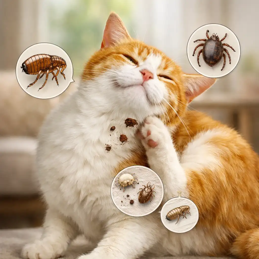 Siaga!! Jenis Kutu Kucing dan Cara Mengatasinya yang Efektif