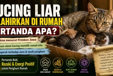 Kucing Liar Melahirkan di Rumah, Ternyata Ini Makna Tersembunyi Menurut Primbon Jawa