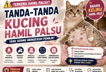 Tanda-Tanda Kucing Hamil Palsu (False Pregnancy) yang Sering Mengecoh Pemilik