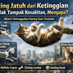 Fakta? Kucing yang Jatuh dari Ketinggian Tidak Tampak Kesakitan Mengapa!