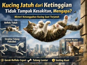 Fakta? Kucing yang Jatuh dari Ketinggian Tidak Tampak Kesakitan Mengapa!