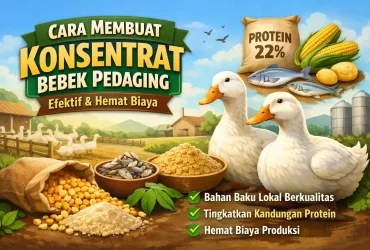 Rahasia Cara Membuat Konsentrat Bebek Pedaging
