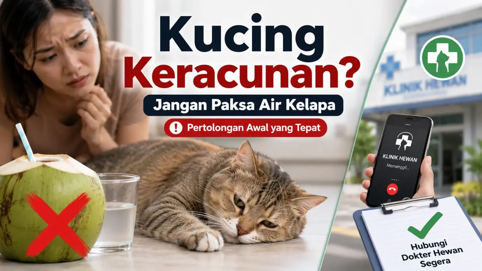 Air Kelapa untuk Kucing Keracunan: Penawar atau Hanya Mitos?
