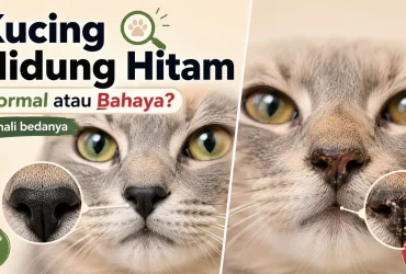 Perbedaan Kucing Hidung Hitam Alami vs Kucing dengan Masalah Kesehatan