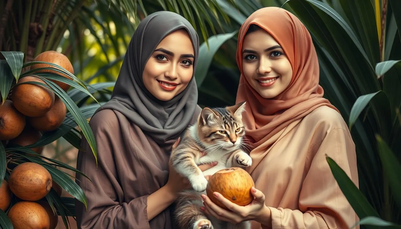 air kelapa untuk kucing keracunan