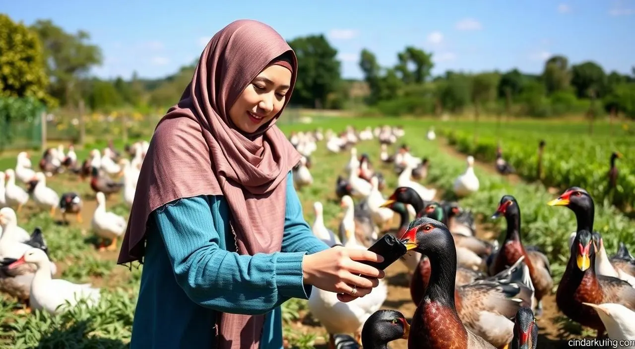 cara budidaya bebek peking