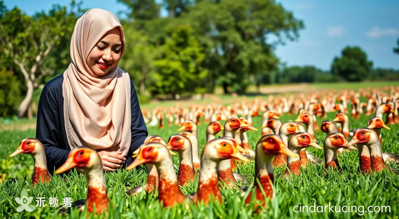 cara budidaya bebek peking