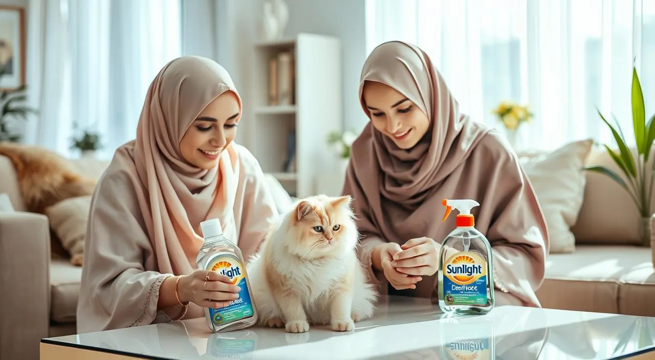 cara menghilangkan kutu kucing dengan sunlight