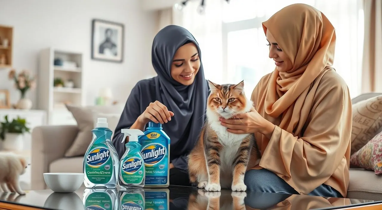 cara menghilangkan kutu kucing dengan sunlight