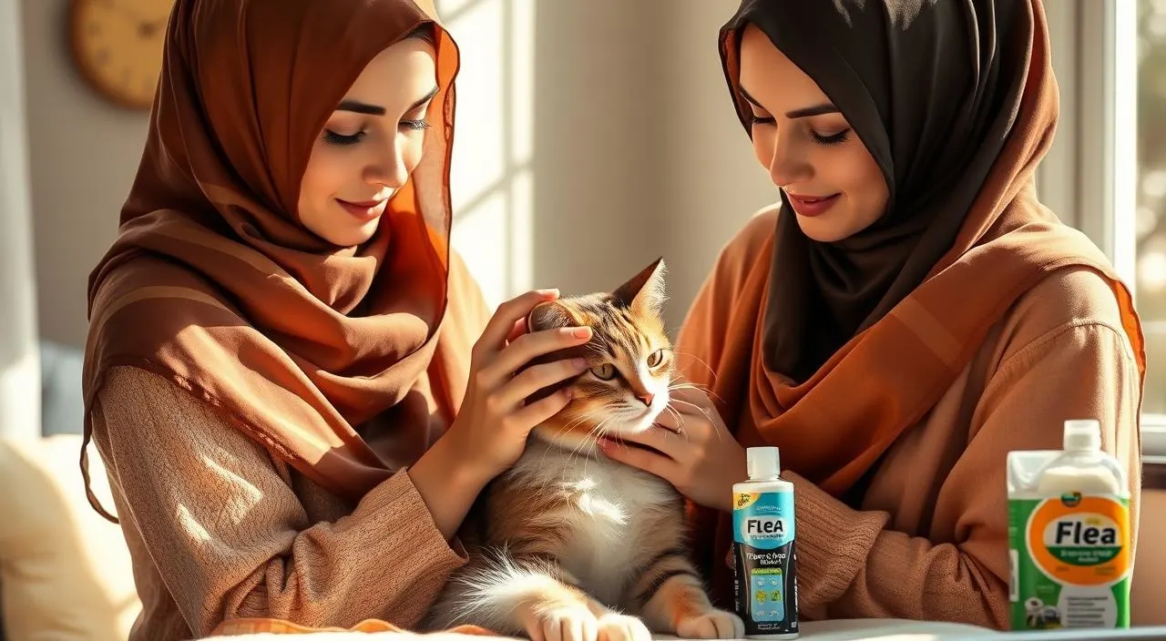 cara menghilangkan kutu kucing dengan sunlight