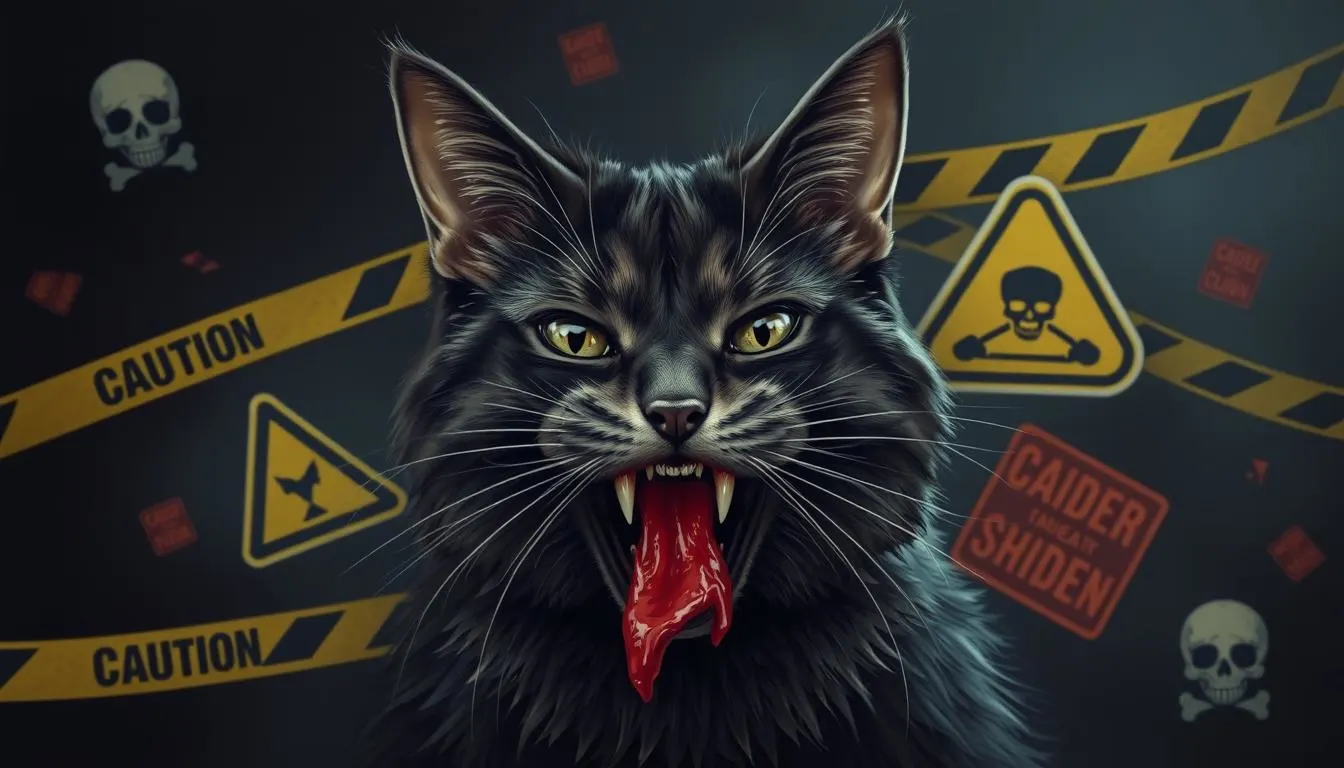 penyakit kucing mulut hitam