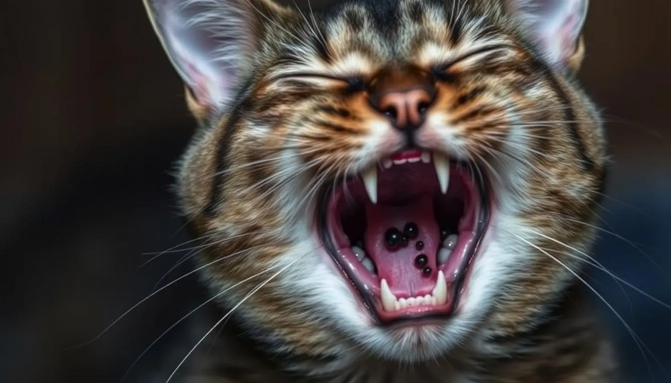 penyakit kucing mulut hitam