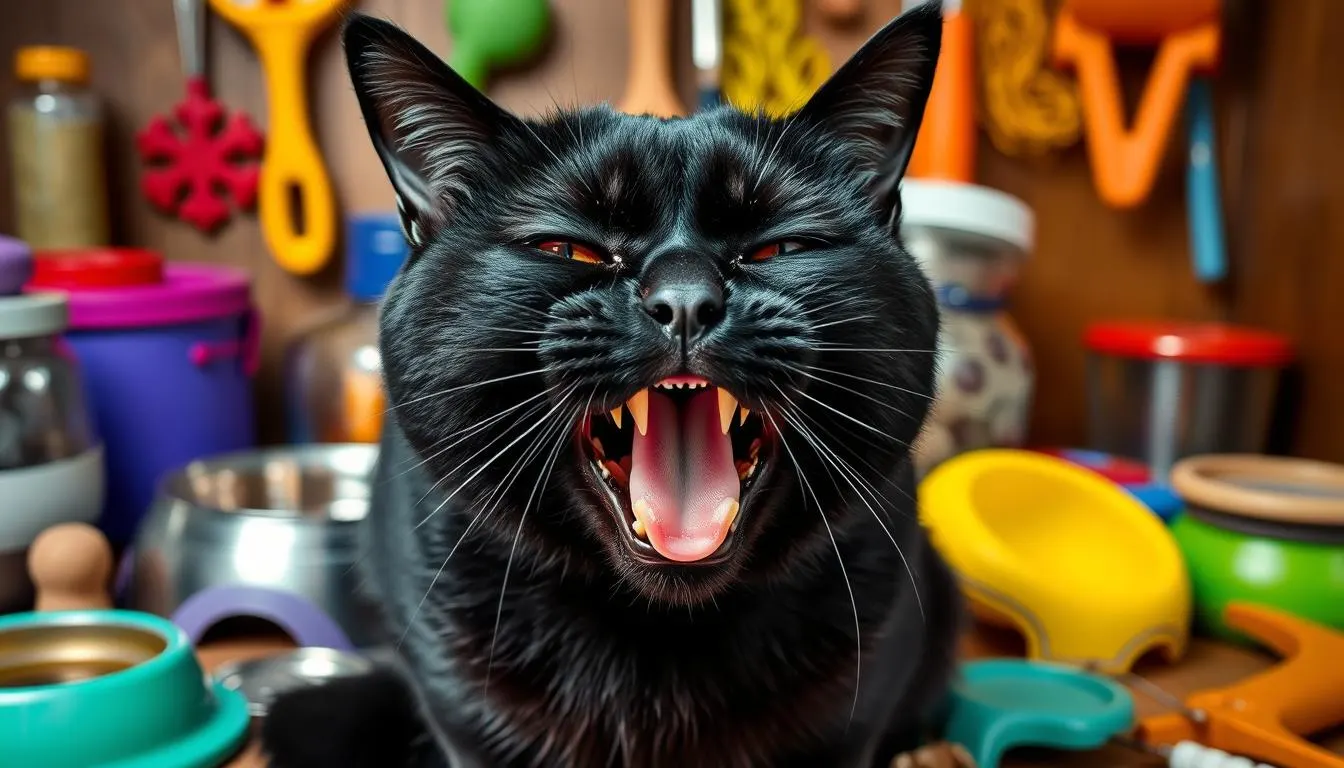 penyakit kucing mulut hitam