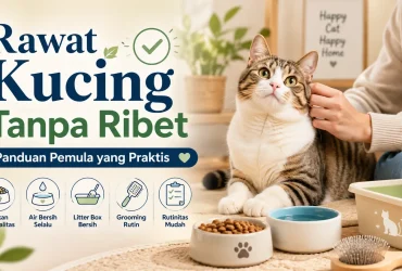 Cara Merawat Kucing untuk Pemula agar Tetap Sehat dan Bahagia