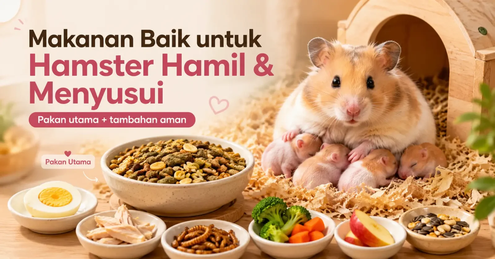 Makanan yang Baik untuk Hamster Hamil dan Menyusui Makanan yang Baik untuk Hamster Hamil dan Menyusui