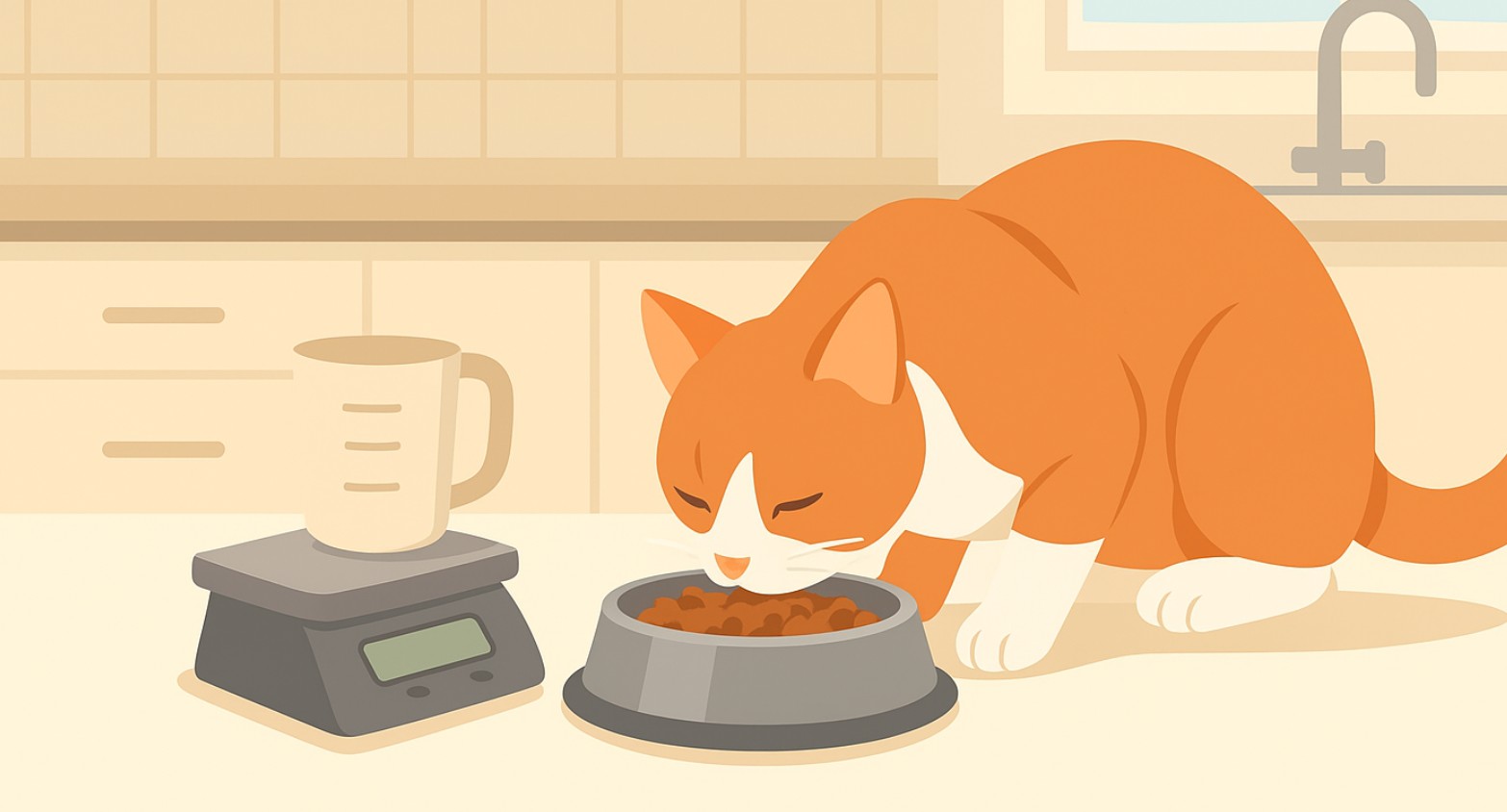 berapa kali kucing makan