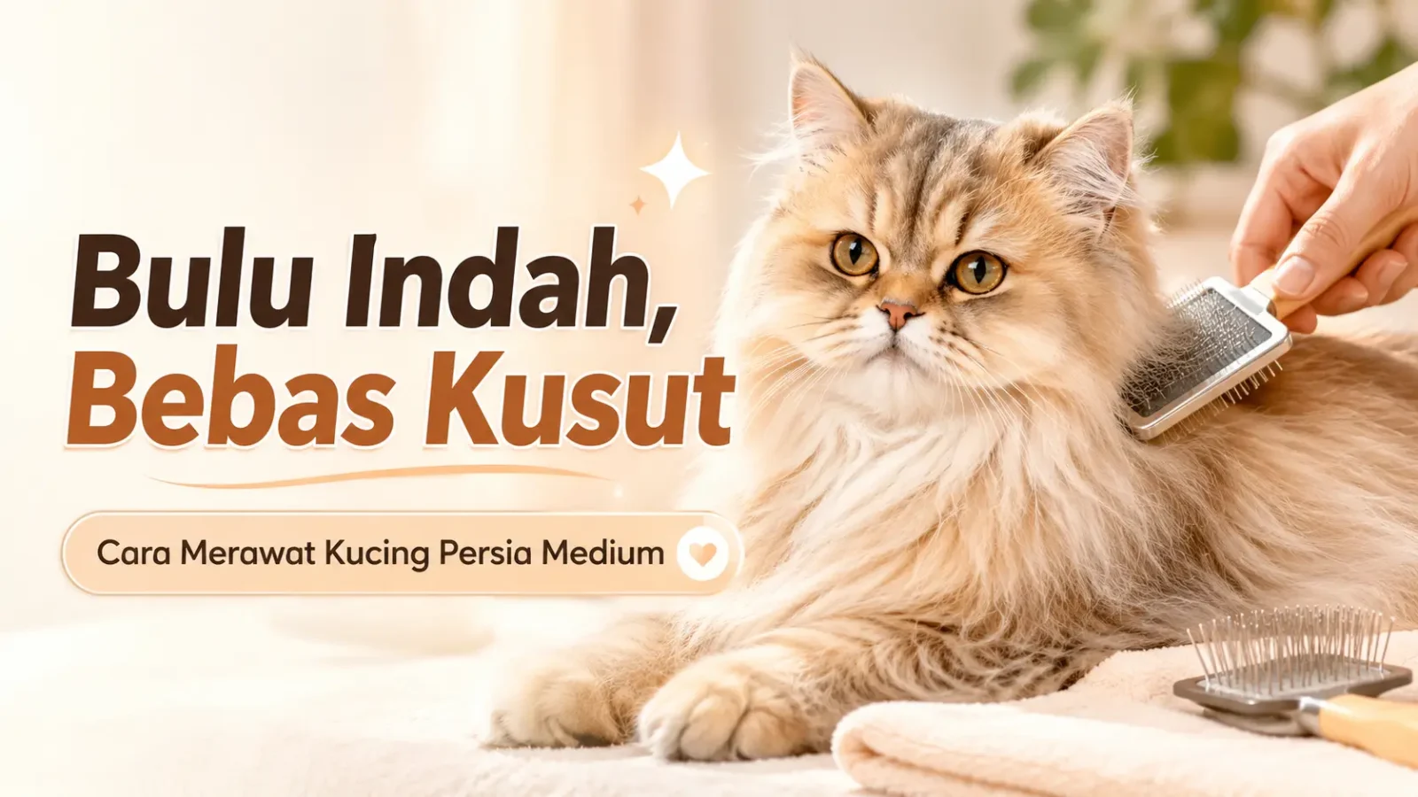 Cara Merawat Kucing Persia Medium agar Bulu Tetap Indah dan Bersih