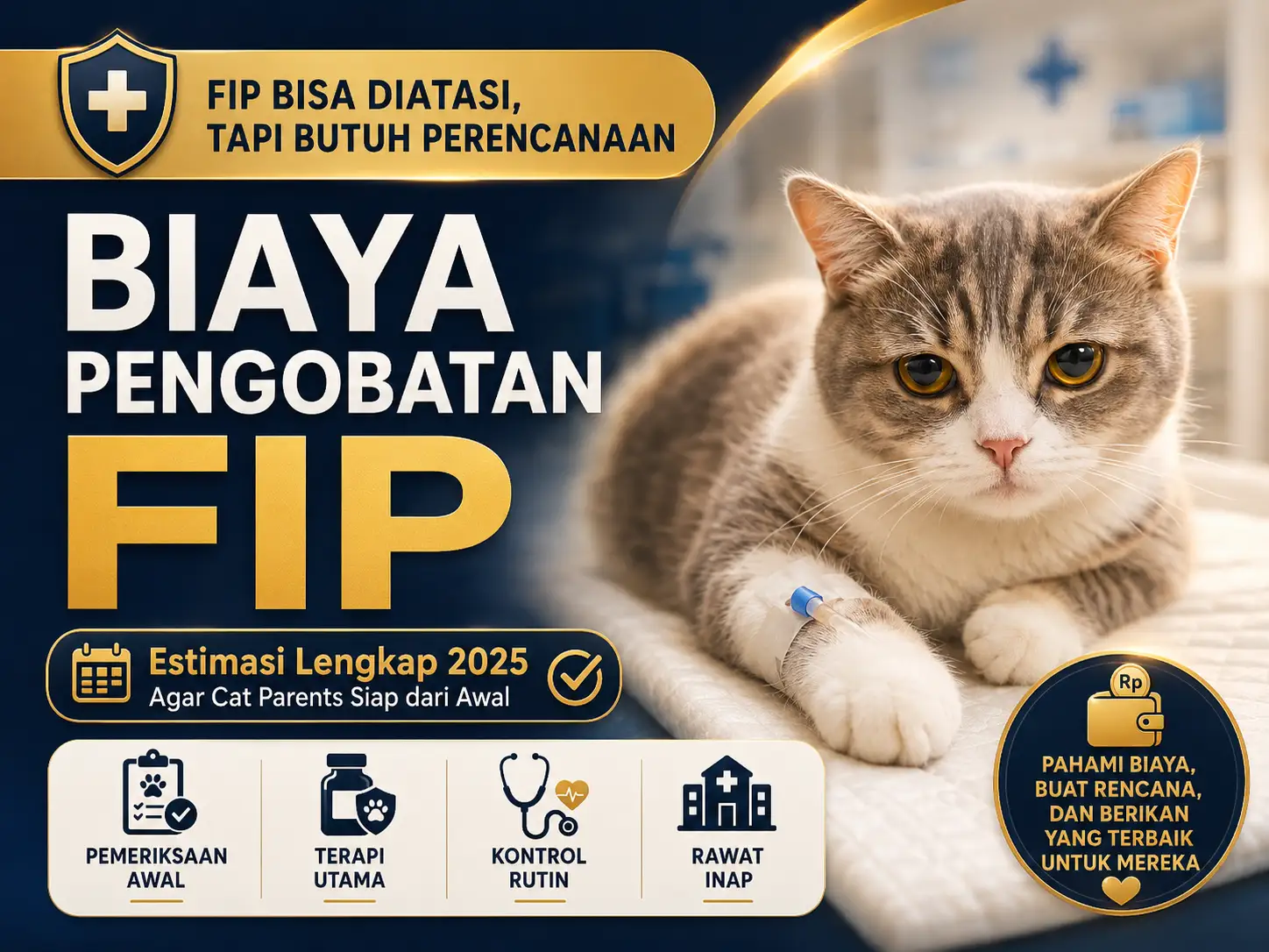 Biaya Pengobatan Virus Kucing FIP: Persiapan Finansial untuk Cat Parents