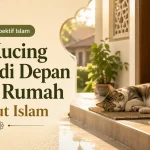 Rahasia Rezeki? Arti Kucing Tidur di Depan Pintu Rumah Menurut Islam