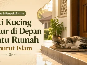 Rahasia Rezeki? Arti Kucing Tidur di Depan Pintu Rumah Menurut Islam