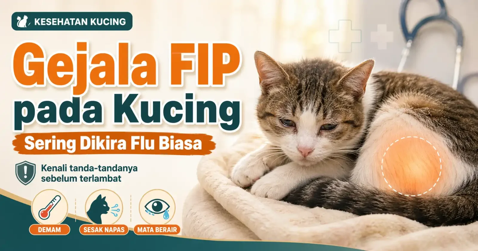 Bukan Flu Biasa! Kenali Gejala FIP pada Kucing Sebelum Terlambat