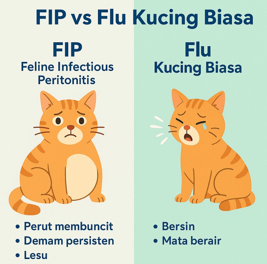Gejala FIP pada Kucing dan Bedanya dengan Flu Kucing Biasa