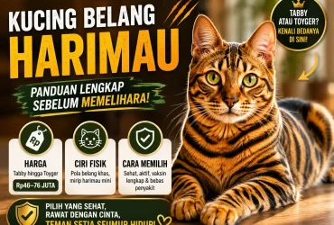 Kucing Belang Harimau: Harga, Ciri Fisik, dan Cara Memilih yang Sehat