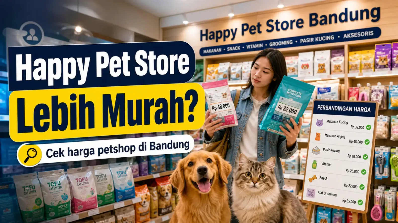 Terbukti Lebih Murah? Saya Bandingkan Harga Happy Pet Store dengan Petshop Lain di Bandung