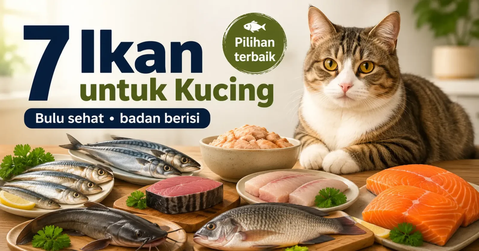 7 Ikan yang Bagus untuk Kucing supaya Bulu Lebat, Badan Berisi, dan Tidak Bau