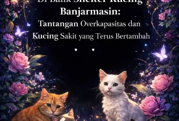 Di Balik Shelter Kucing Banjarmasin: Tantangan Overkapasitas dan Kucing Sakit yang Terus Bertambah