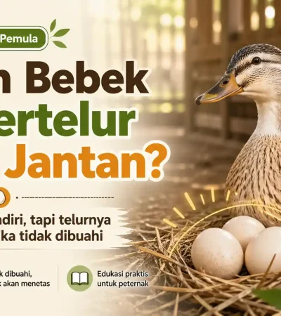 Apakah Bebek Bisa Bertelur Tanpa Jantan? Jawaban Lengkap Soal Telur Bebek Bisa Menetas atau Tidak