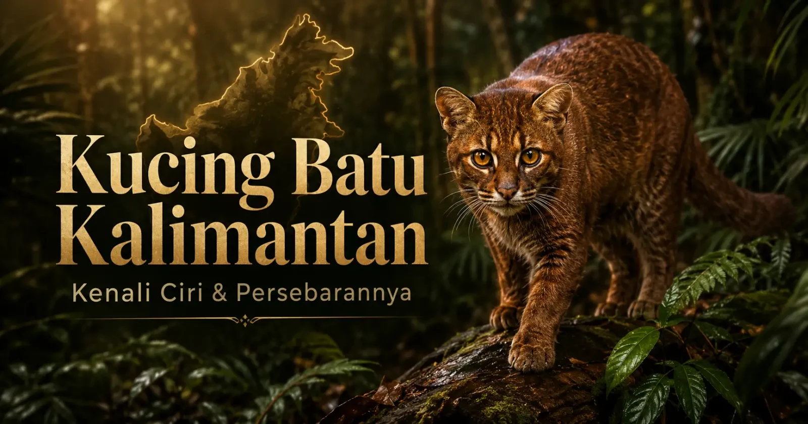 Kucing Batu Kalimantan Adalah? Ini Ciri-Ciri, Persebaran, dan Keunikannya