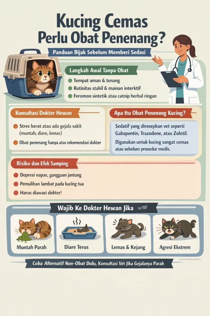 obat penenang kucing