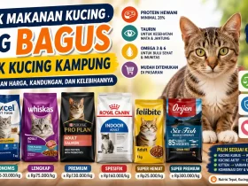 Merk Makanan Kucing yang Bagus untuk Kucing Kampung: Perbandingan Harga, Kandungan, dan Kelebihannya