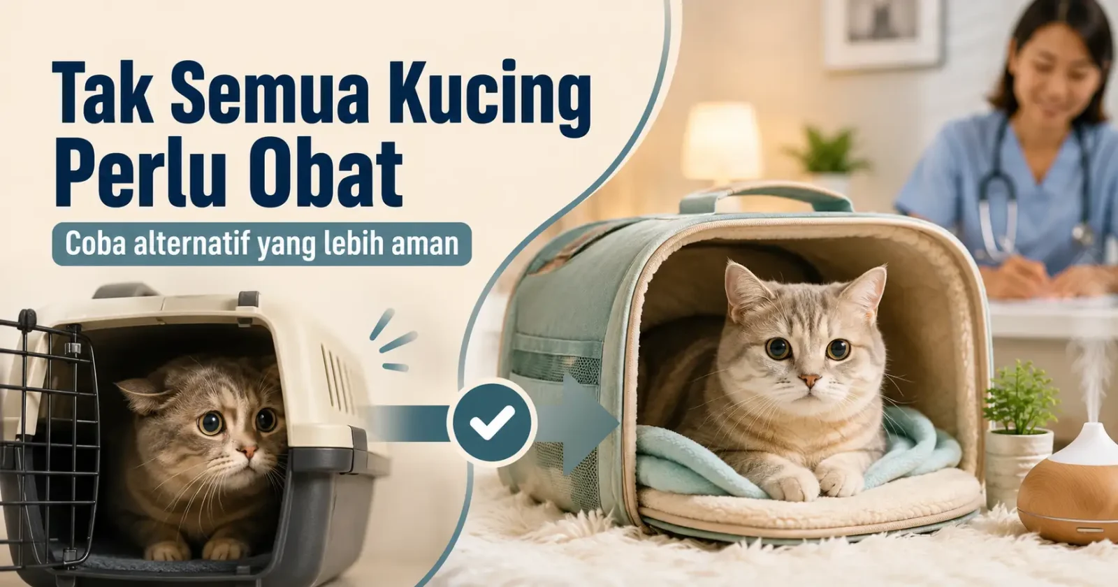 Apakah Obat Penenang Kucing Benar-Benar Diperlukan? Ini Alternatif yang Bisa Dicoba