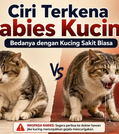 Ciri Terkena Rabies Kucing: Bedanya dengan Kucing Sakit Biasa