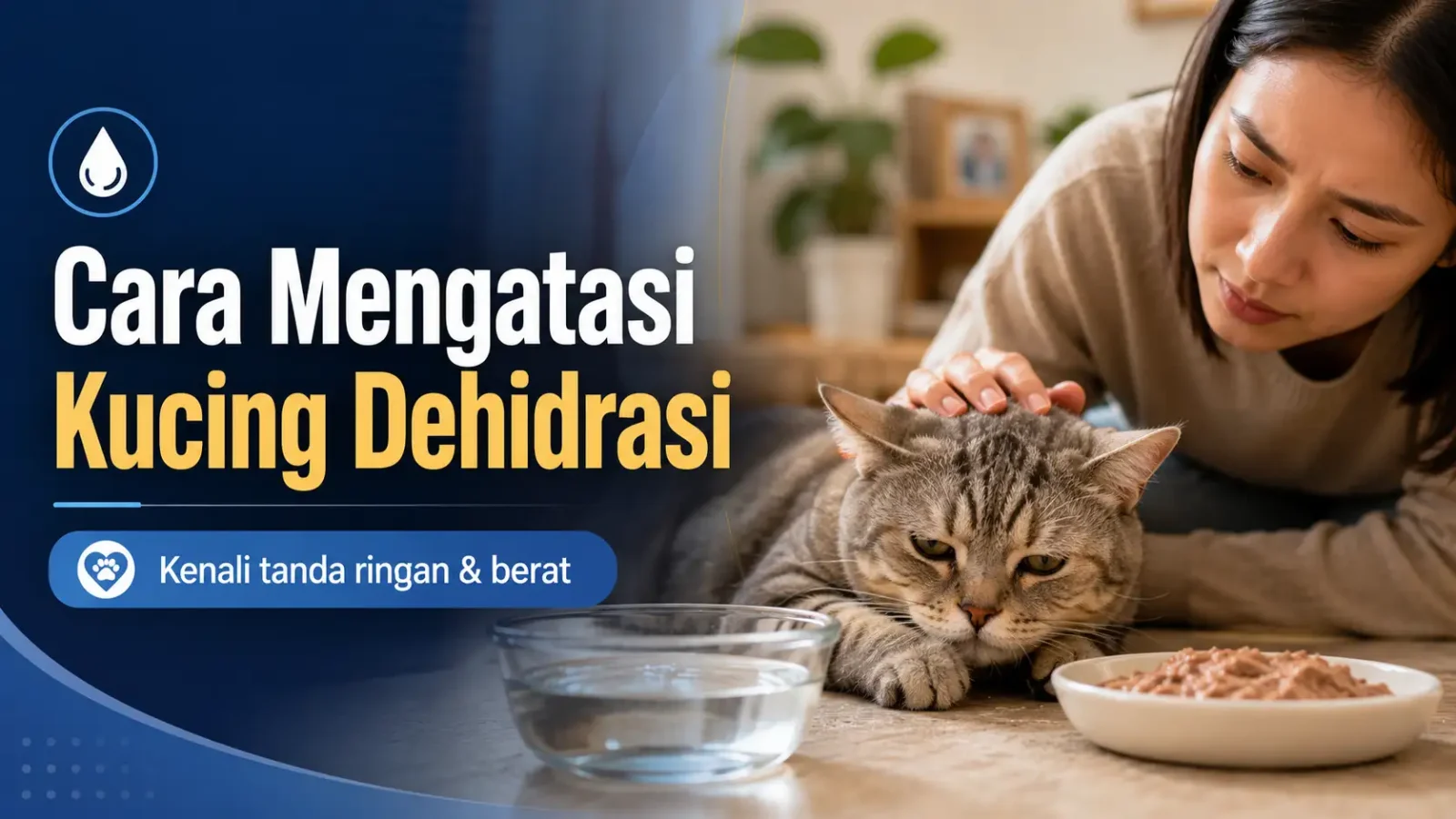 Cara Mengatasi Kucing Dehidrasi Ringan dan Berat, Kenali Batas Aman Sebelum Terlambat
