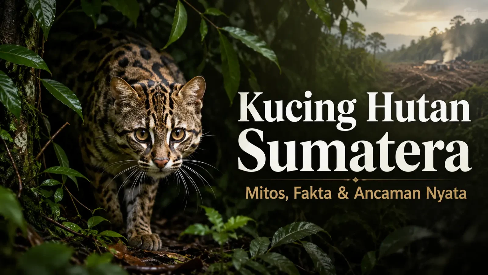 Kucing Hutan Sumatera: Mitos, Fakta, dan Ancaman Nyata Kucing Hutan Sumatera: Mitos, Fakta, dan Ancaman Nyata